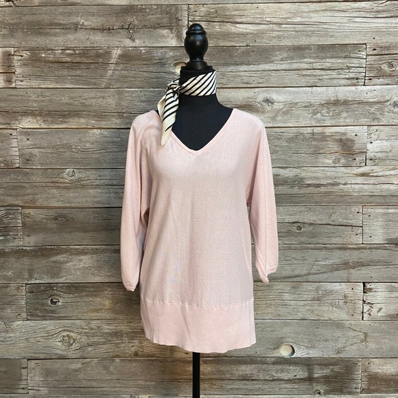 🌟🌸Talbots Batwing Pink Lightweight Sweater🌸🌟 - Picture 6 of 8